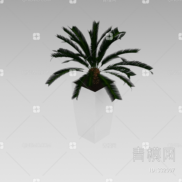 室内盆栽3D模型下载【ID:332007】