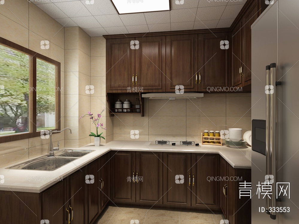 厨房3D模型下载【ID:333553】