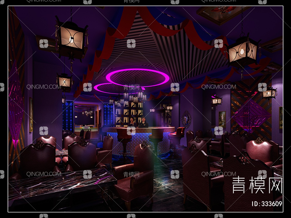KTV酒吧3D模型下载【ID:333609】