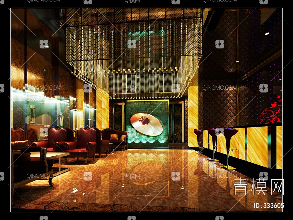 KTV酒吧3D模型下载【ID:333605】