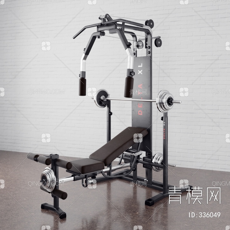 健身器材3D模型下载【ID:336049】