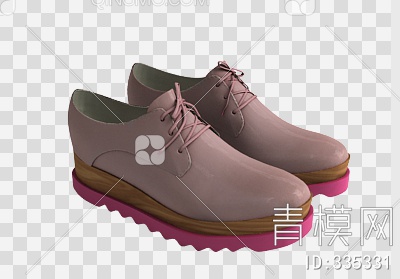 鞋子3D模型下载【ID:335331】