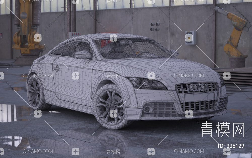 轿车3D模型下载【ID:336129】