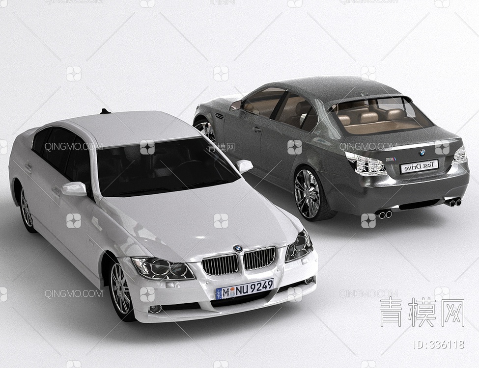 小汽车3D模型下载【ID:336118】