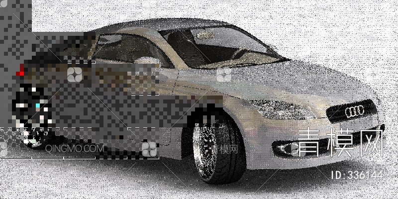 奥迪小轿车3D模型下载【ID:336144】