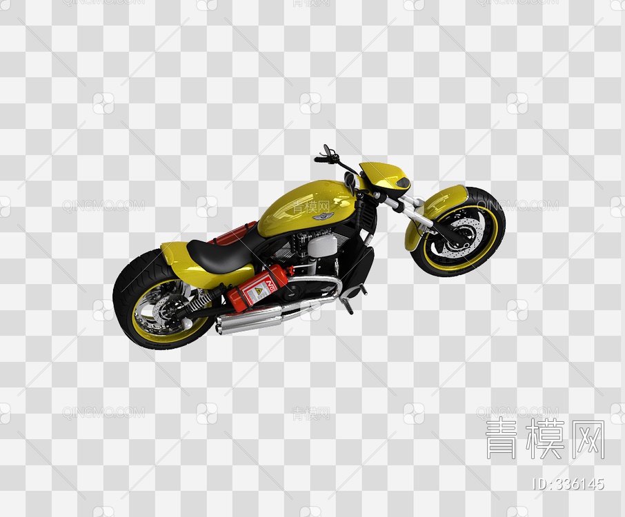 摩托车3D模型下载【ID:336145】