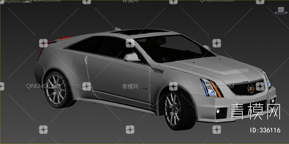 小汽车3D模型下载【ID:336116】