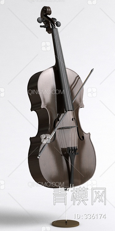 大提琴3D模型下载【ID:336174】