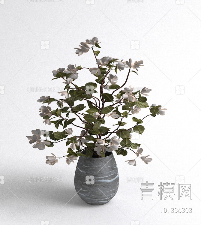 盆栽3D模型下载【ID:336303】