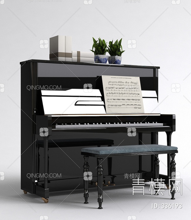 钢琴3D模型下载【ID:336193】