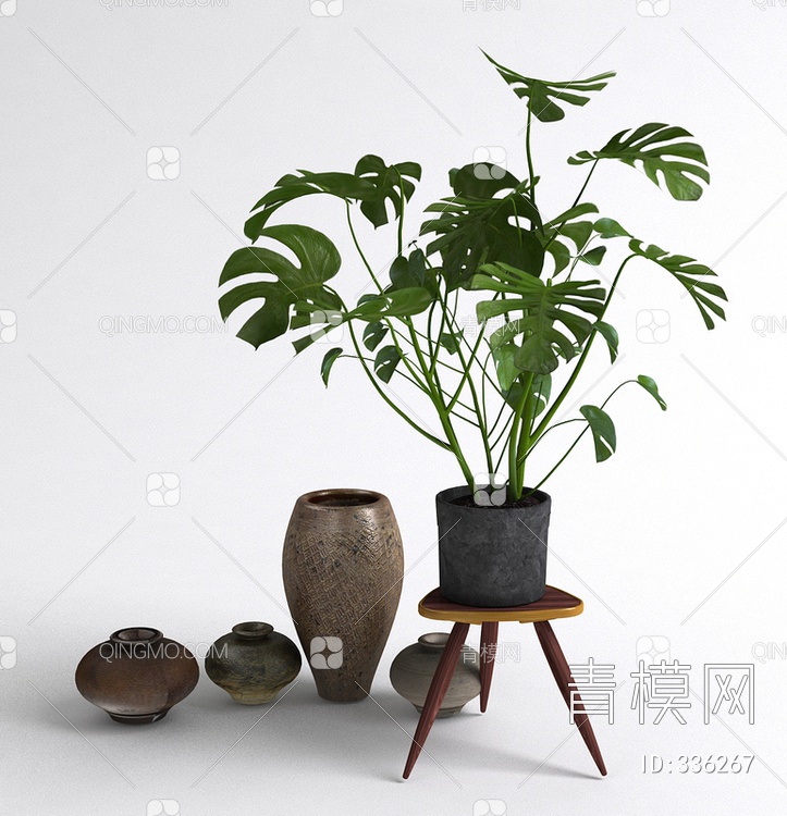 盆栽3D模型下载【ID:336267】