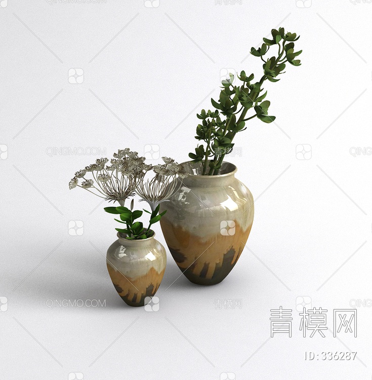 盆栽3D模型下载【ID:336287】