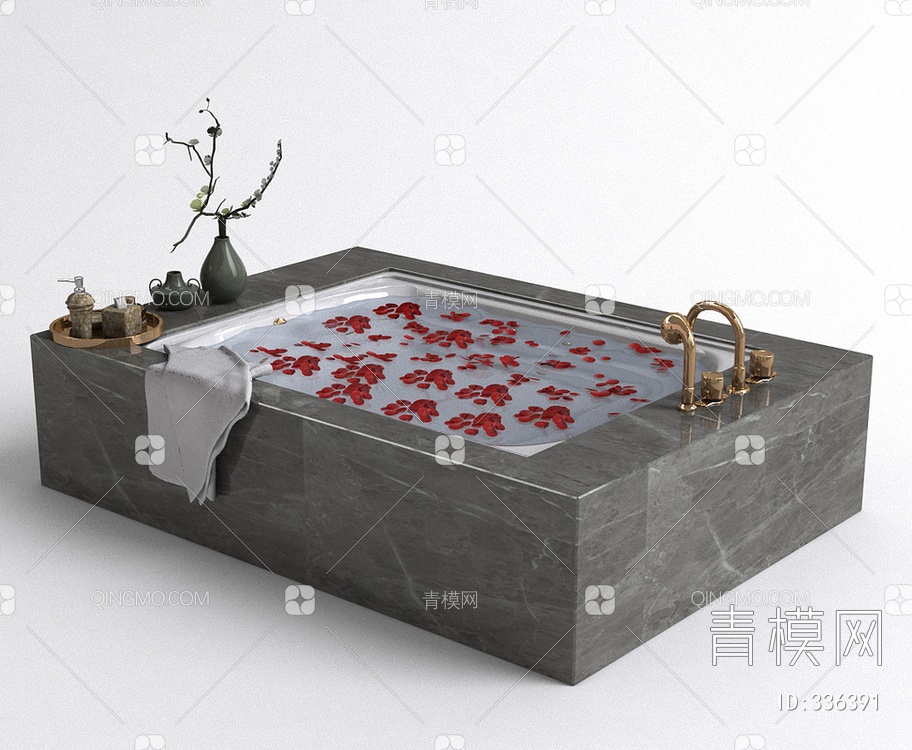 浴缸3D模型下载【ID:336391】