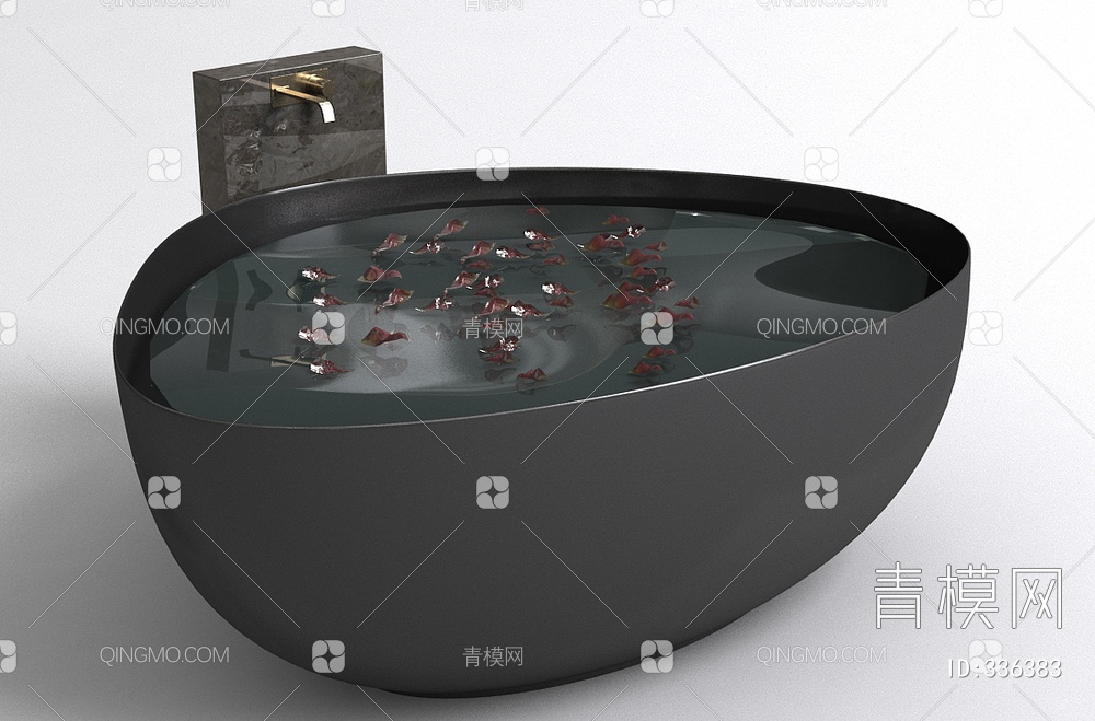 浴缸3D模型下载【ID:336383】