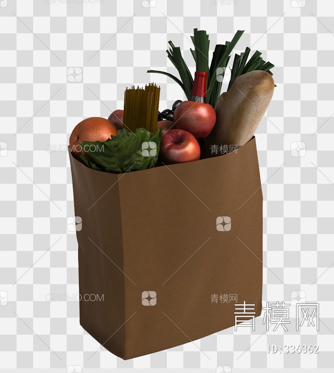 蔬菜3D模型下载【ID:336362】