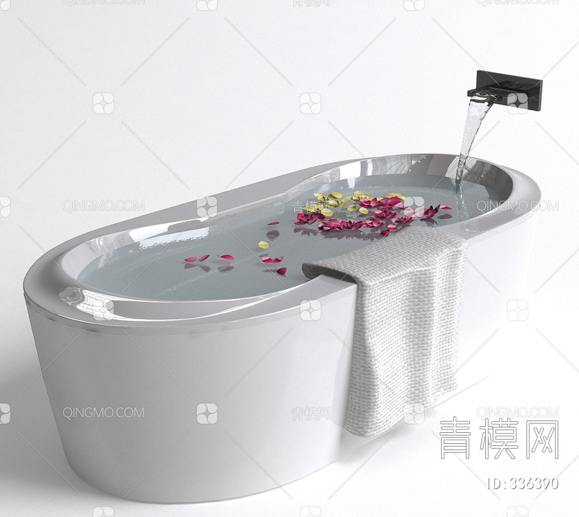 浴缸3D模型下载【ID:336390】