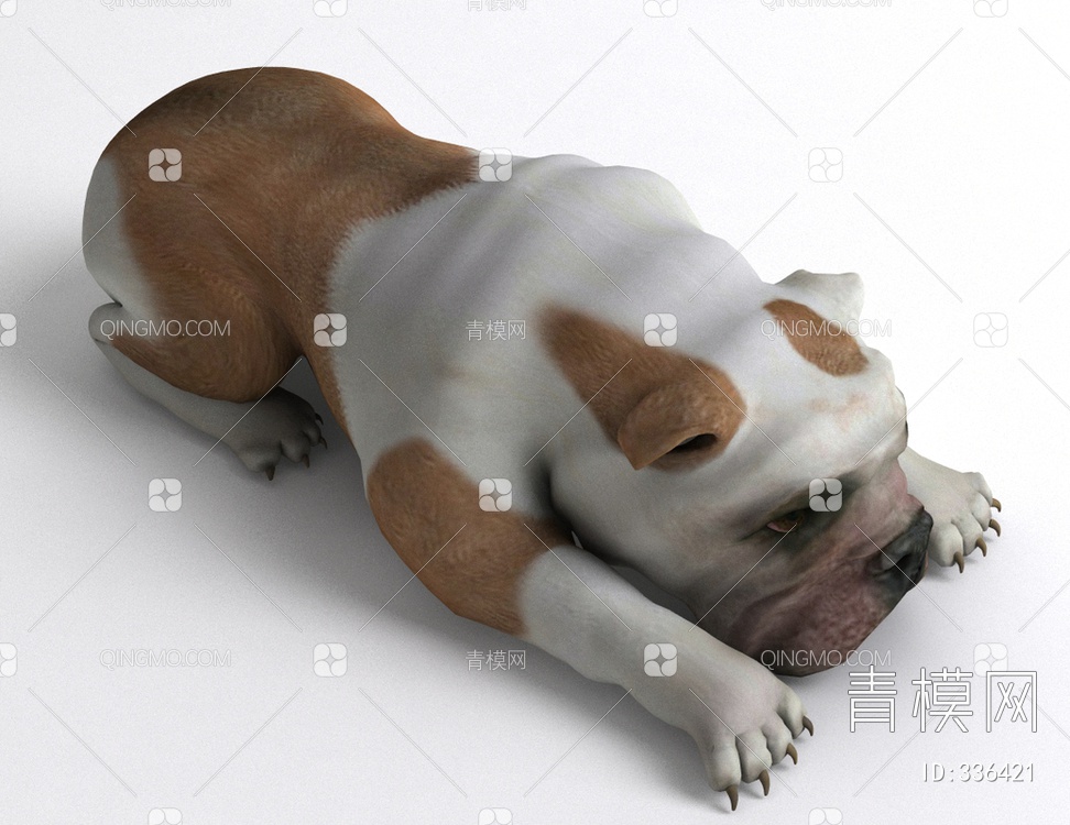 宠物狗3D模型下载【ID:336421】