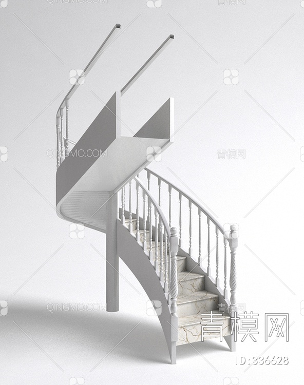 19年款楼梯3D模型下载【ID:336628】