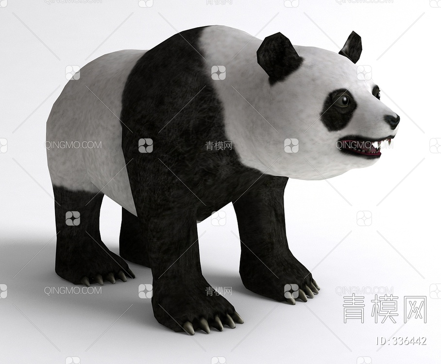 熊猫3D模型下载【ID:336442】