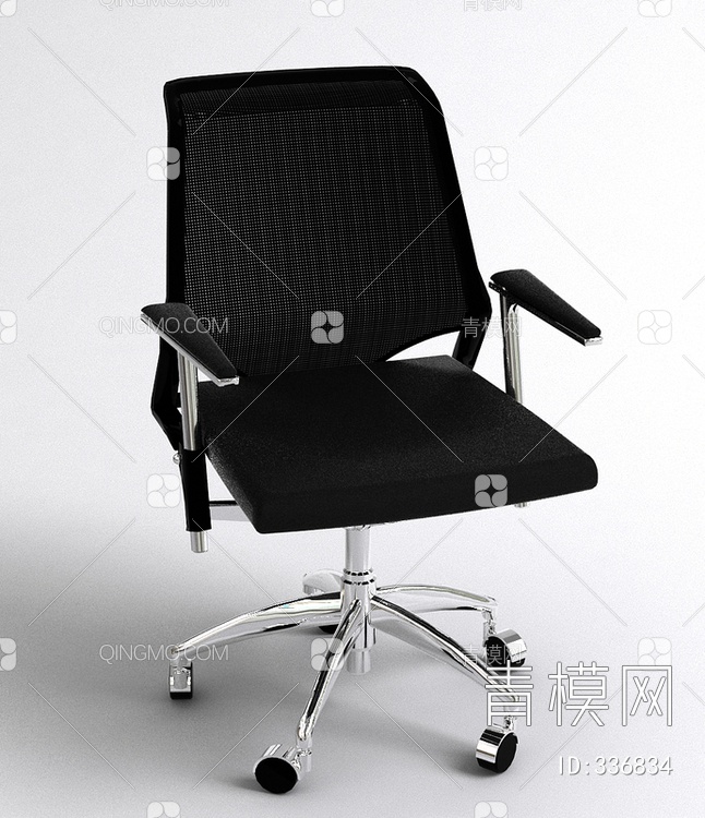 办公椅3D模型下载【ID:336834】