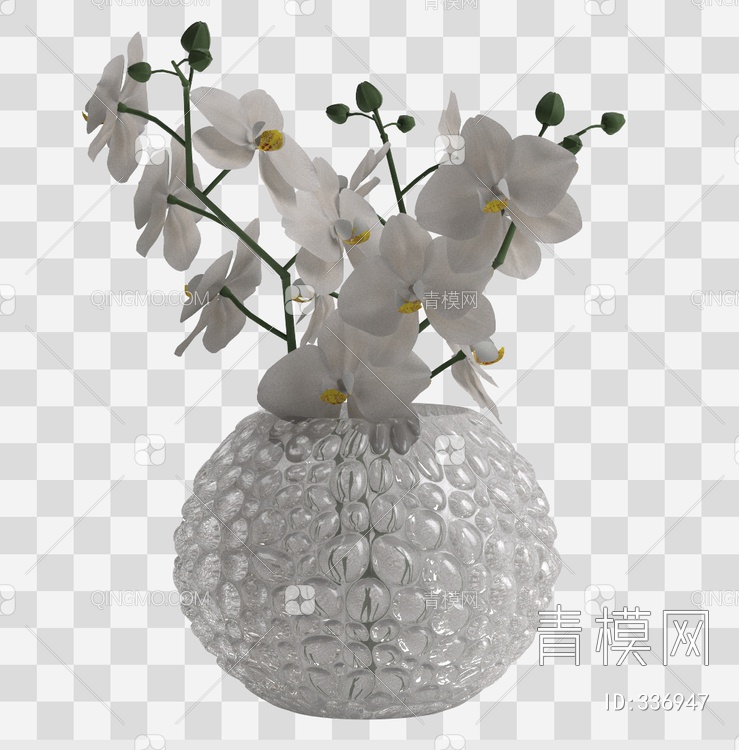 花瓶3D模型下载【ID:336947】