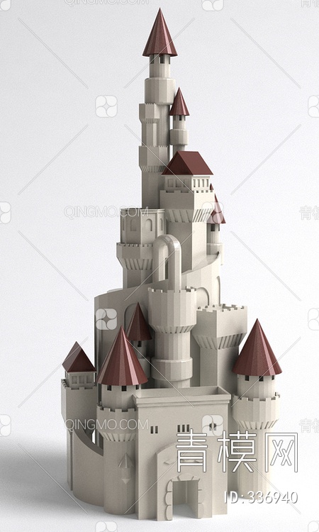 城堡3D模型下载【ID:336940】