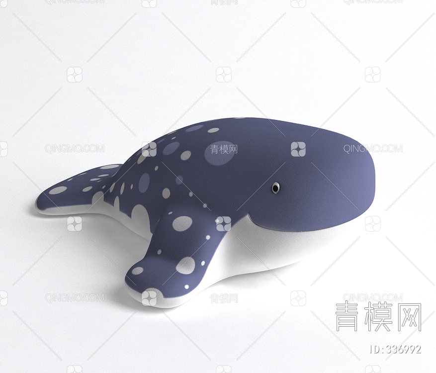 海豚玩偶3D模型下载【ID:336992】