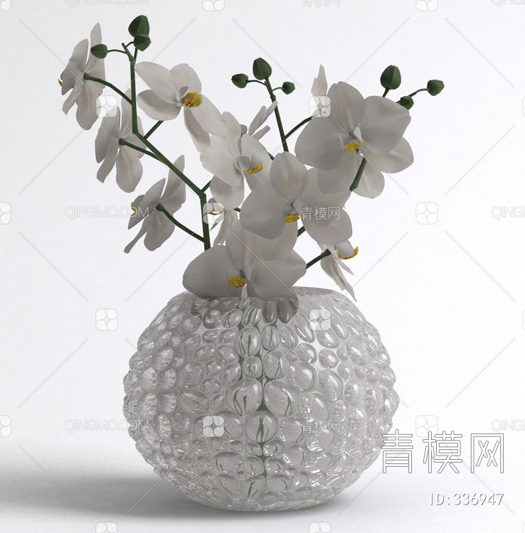 花瓶3D模型下载【ID:336947】