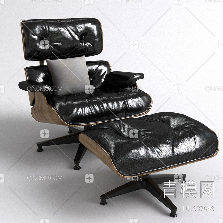 皮质躺椅3D模型下载【ID:337043】