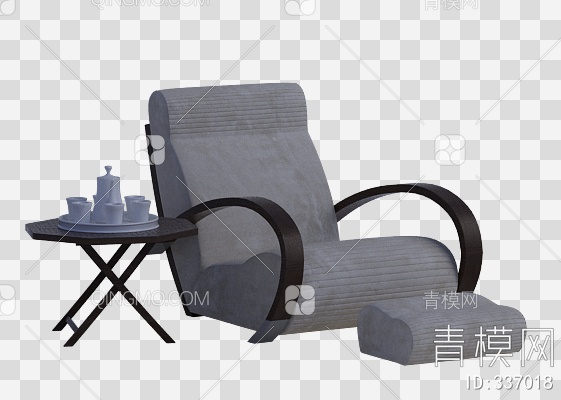 躺椅3D模型下载【ID:337018】