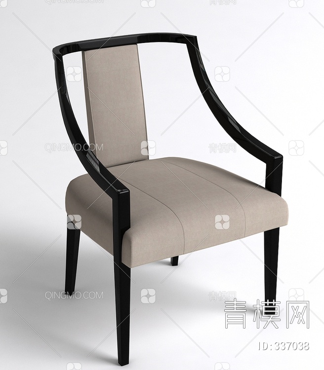 单人椅3D模型下载【ID:337038】