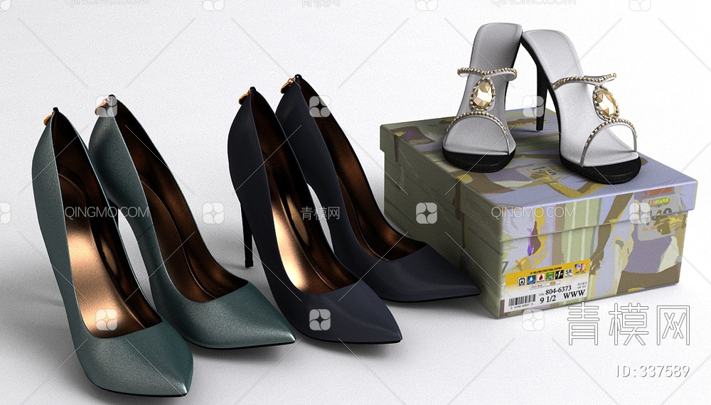 鞋子3D模型下载【ID:337589】