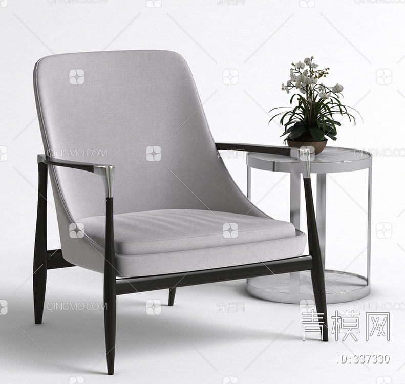 单椅3D模型下载【ID:337330】