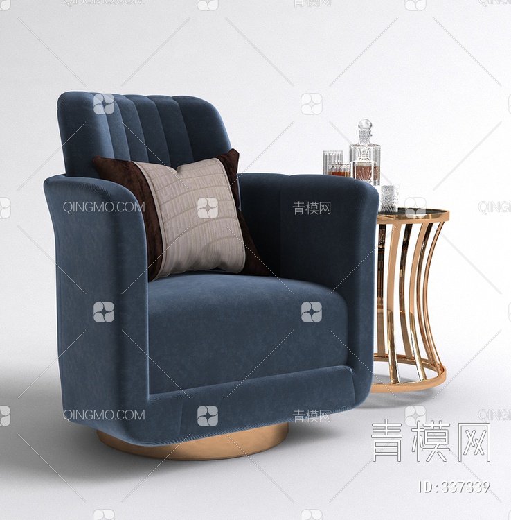 单椅3D模型下载【ID:337339】
