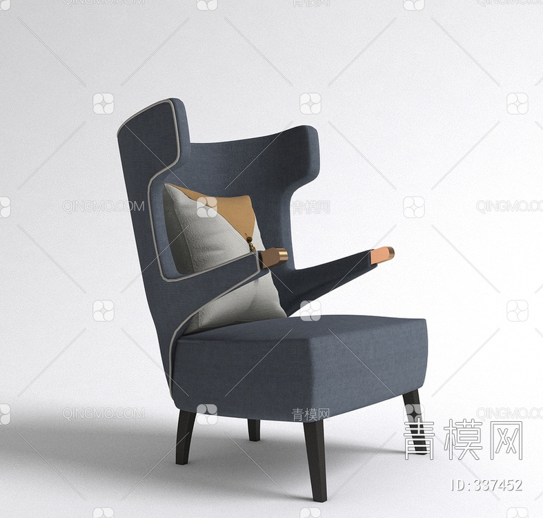 单椅3D模型下载【ID:337452】