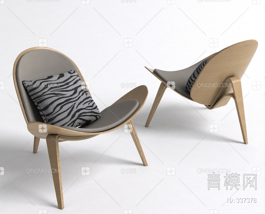 单椅3D模型下载【ID:337378】