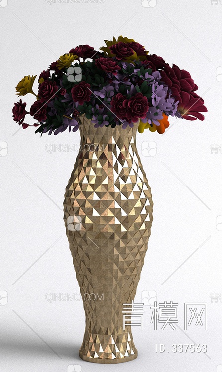 瓷器花瓶3D模型下载【ID:337563】