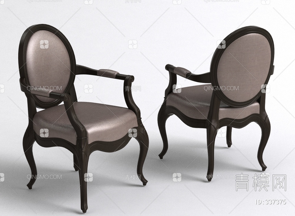 老款式单椅3D模型下载【ID:337375】