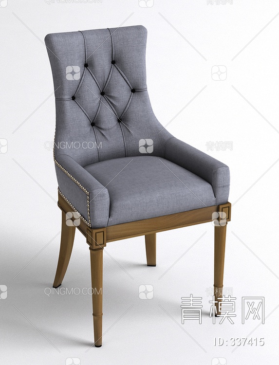 老式单椅3D模型下载【ID:337415】
