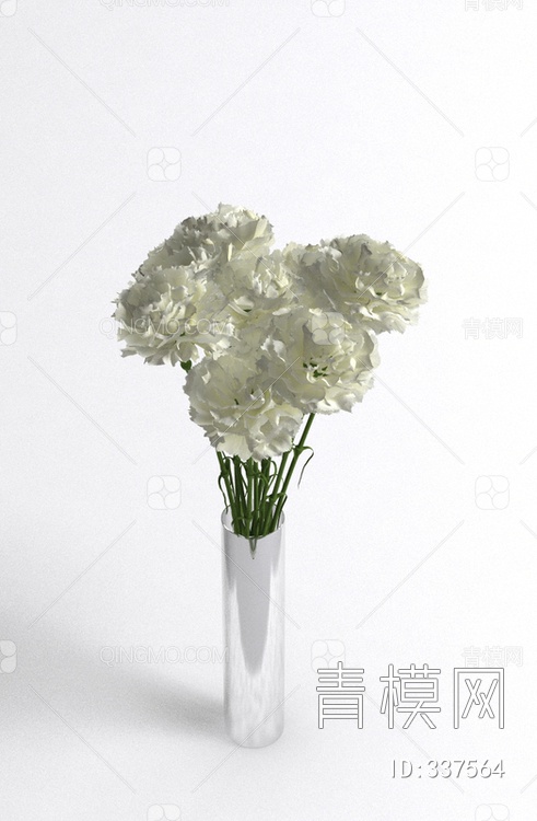 【插花花瓶3D模型】-现代VR有灯光有贴图MAX2014插花花瓶3d模型下载-ID337564-免费3Dmax模型库 - 青模3d模型网