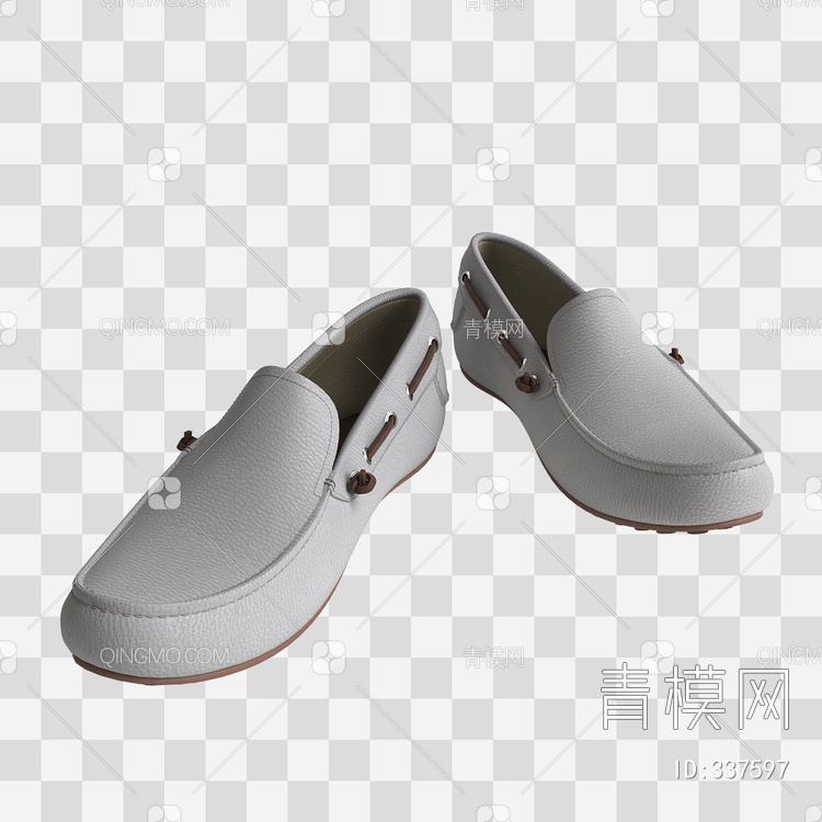 白皮鞋3D模型下载【ID:337597】