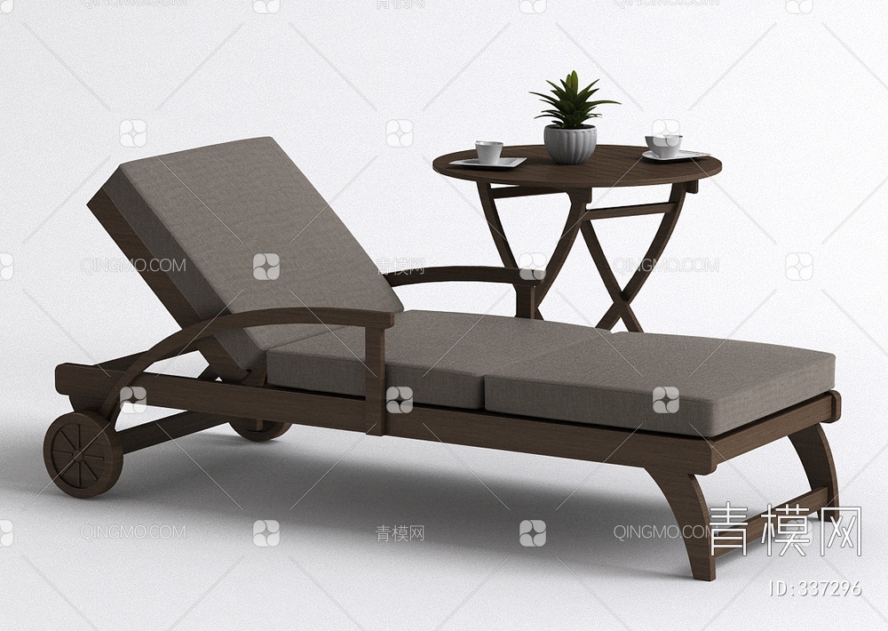 躺椅3D模型下载【ID:337296】