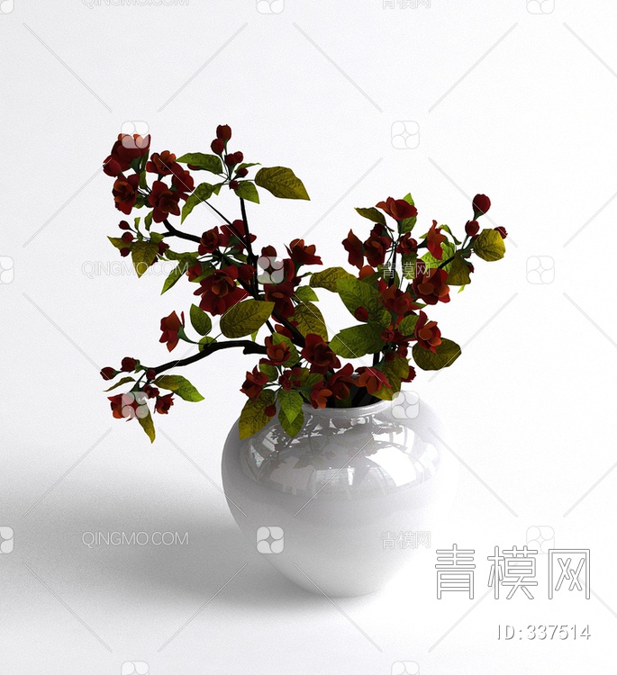 花瓶3D模型下载【ID:337514】