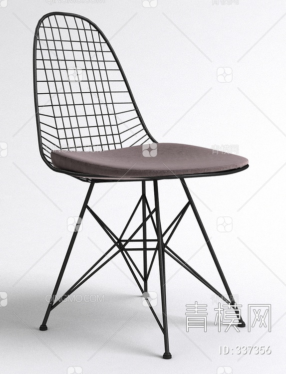 单椅3D模型下载【ID:337356】