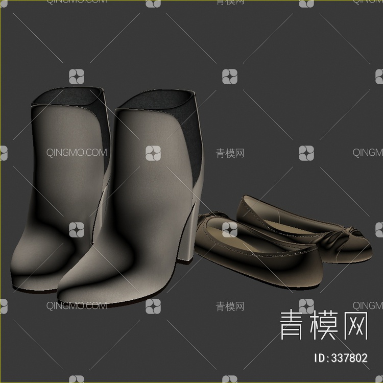 鞋子3D模型下载【ID:337802】