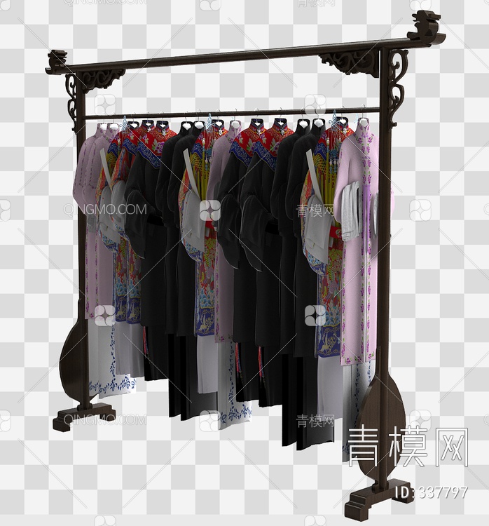 京剧服装3D模型下载【ID:337797】