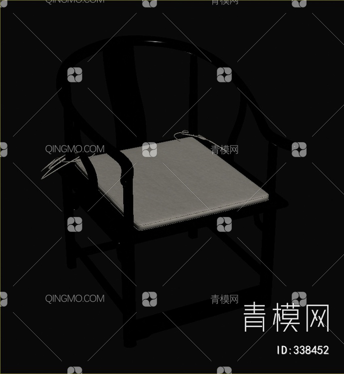单椅3D模型下载【ID:338452】