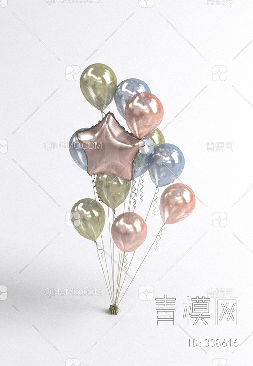 气球3D模型下载【ID:338616】