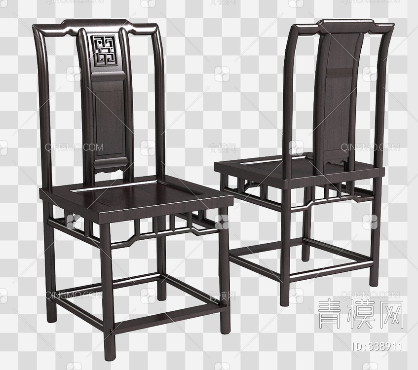单椅3D模型下载【ID:338911】