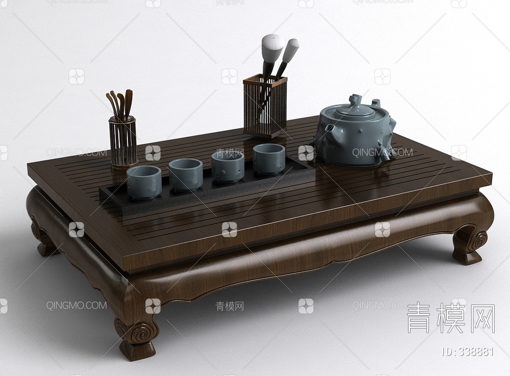 茶桌3D模型下载【ID:338881】